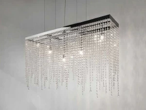 ILFARI Подвесной светильник из металла с кристаллами swarovski® Ice fall 14005