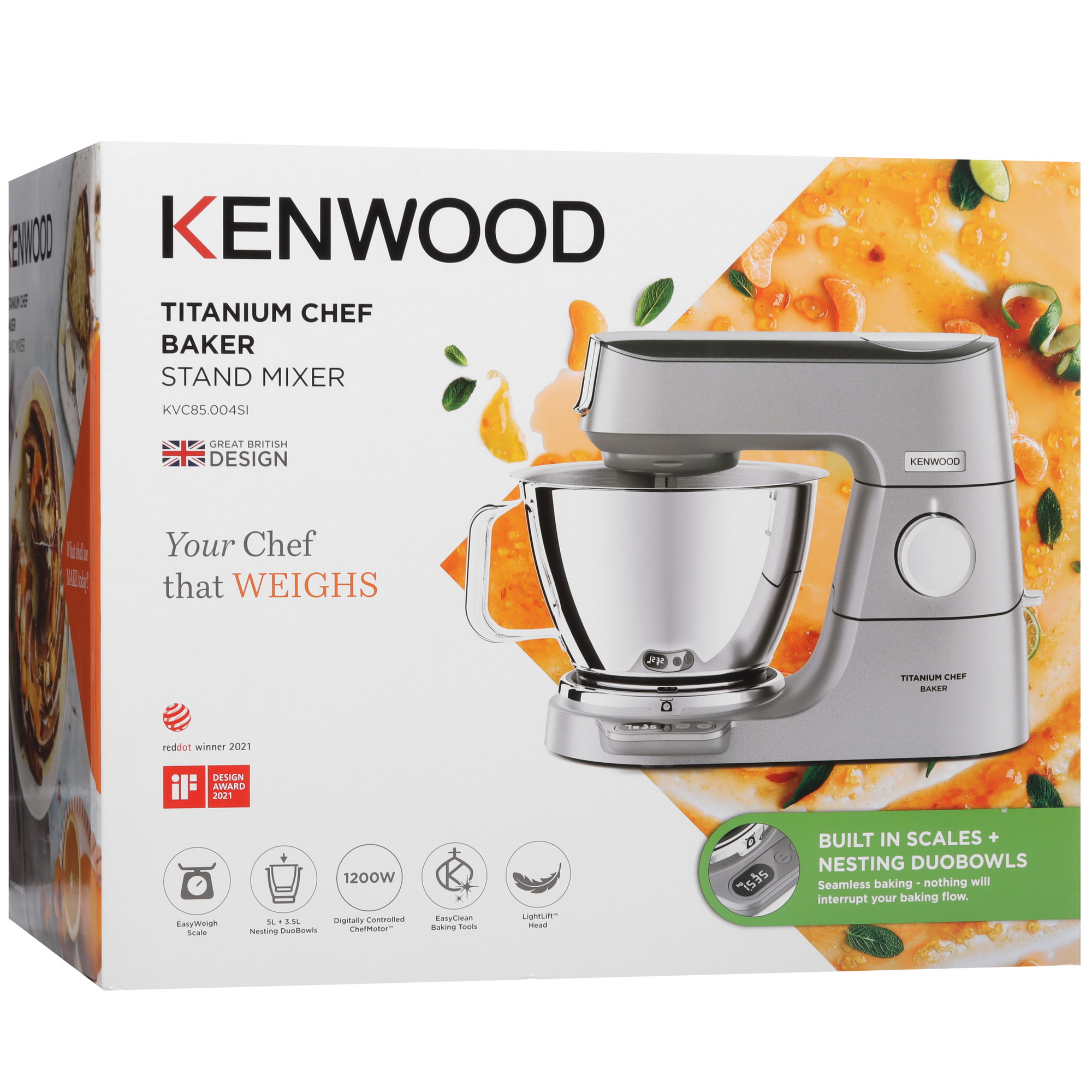 4900441 Кухонная машина Kenwood KVC85.004SI серебристый STDN-0012443 - Вид №13