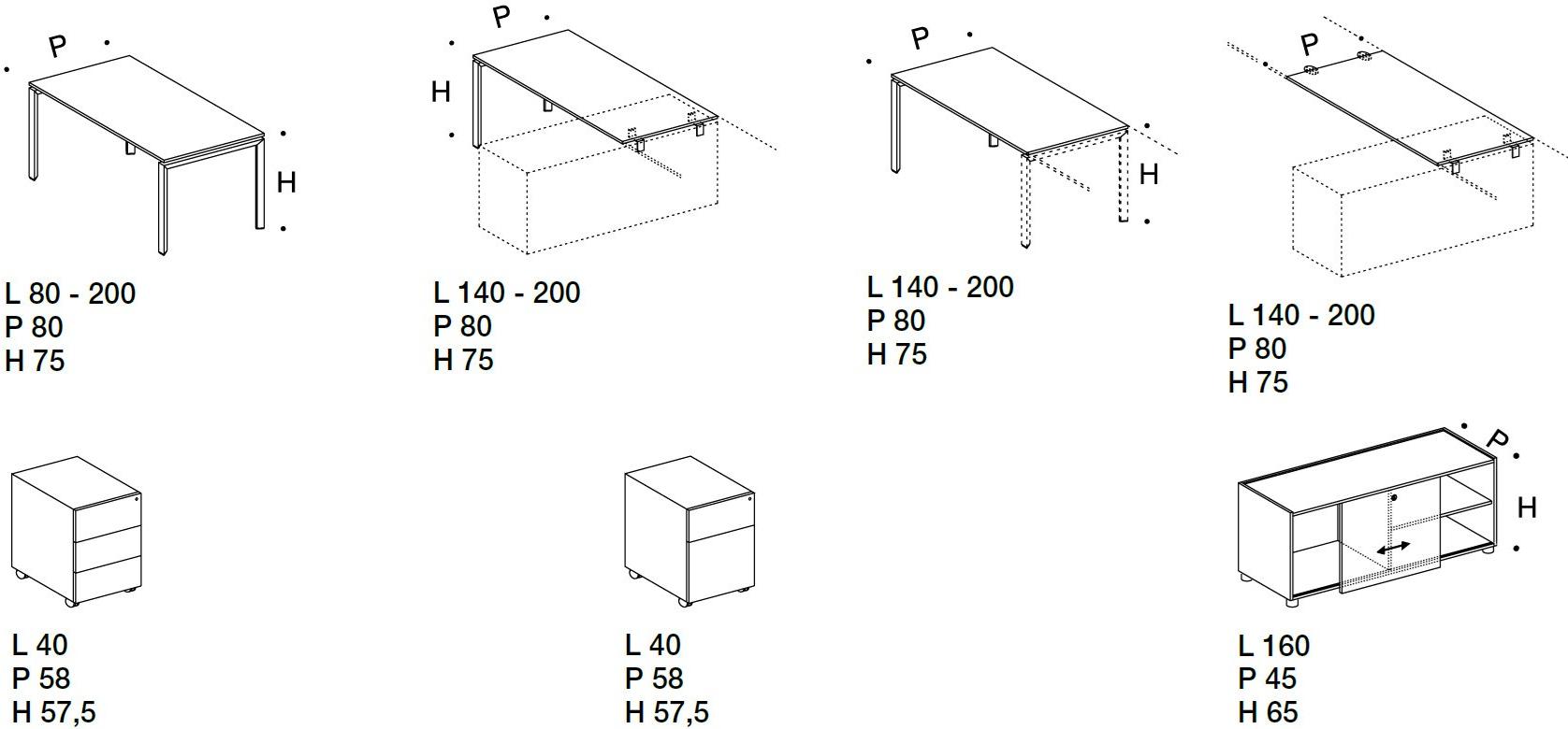 Citterio Алюминиевый стол со встроенной полкой Point sun-id-1422443 - Вид №3