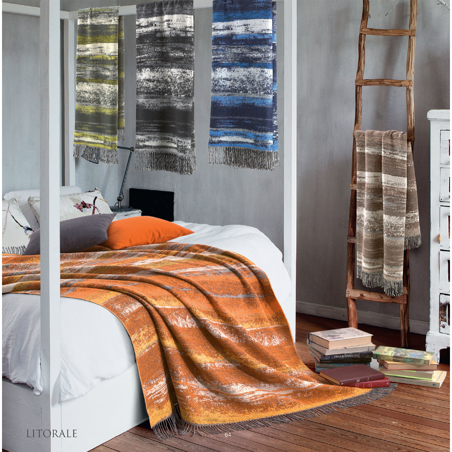 Плед Litorale, 130х180 см, синий MARZOTTO LITORALE4000 - Вид №1