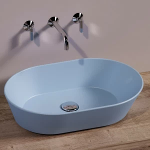 WA02PERVINCAMATT Накладная раковина на столешницу  овальная Simas
