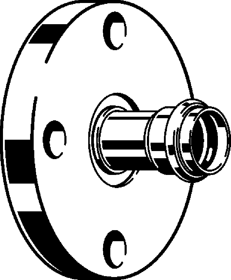 Viega Фланцевый переход Prestabo 1159.1 (642389) 642 389 - Вид №1