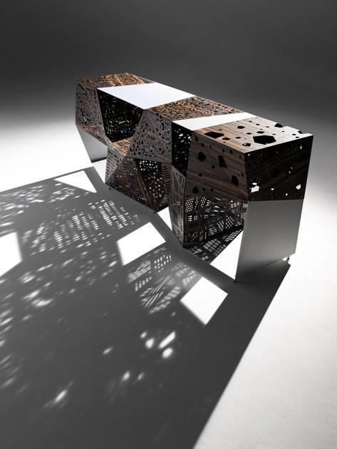 Casamania & Horm Комод из алюминия и дерева Riddled sun-id-1404390 - Вид №2