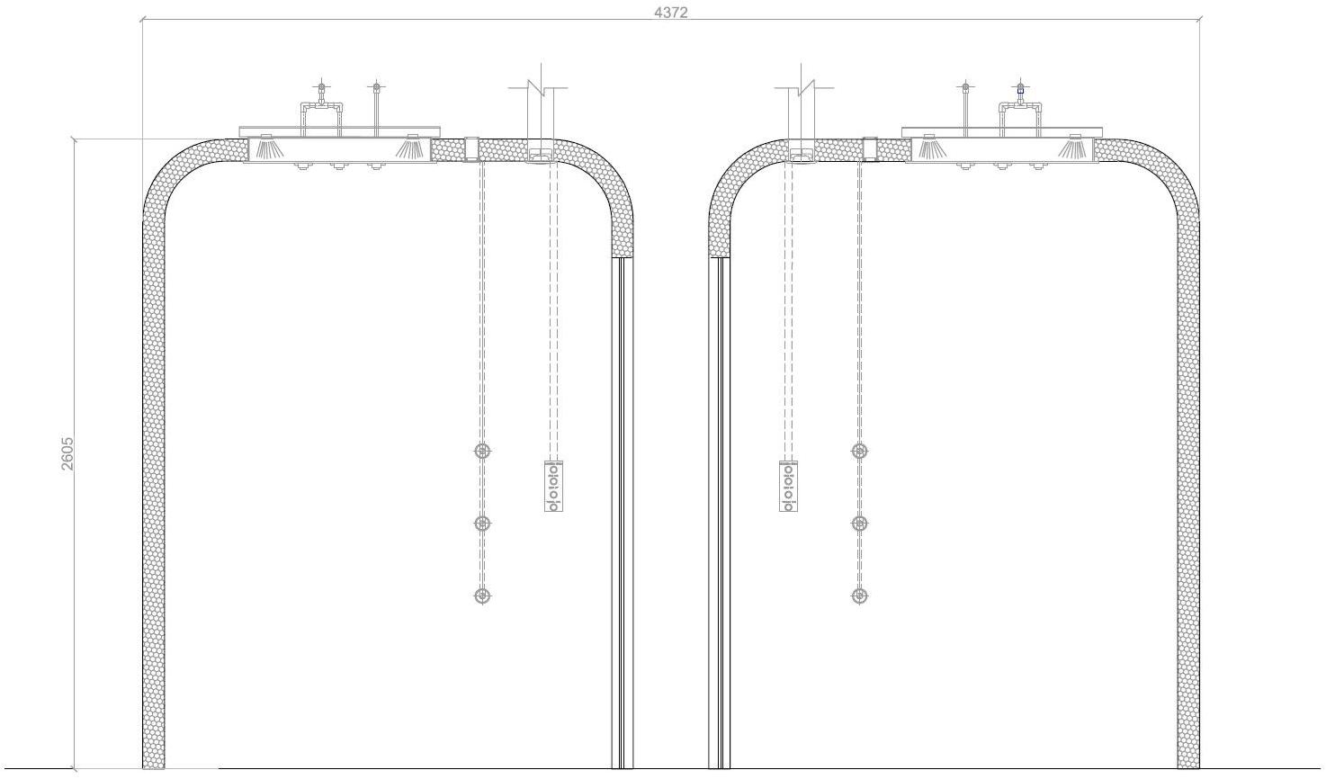 La Veneta Forme Модульный самонесущий спиральный душ sun-id-1516211 - Вид №3