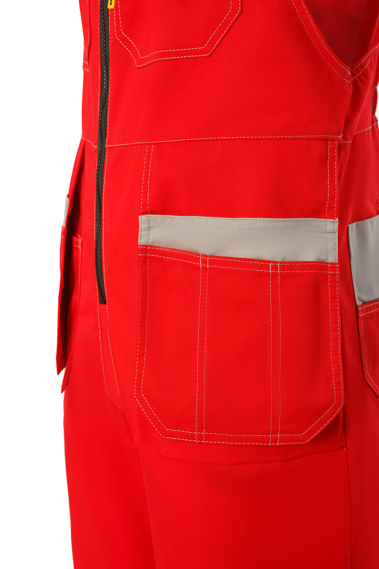 64647 Костюм  NEW 2 красный с серым STATUS  Летняя спецодежда  размер 60-62/182-188  - Вид №8