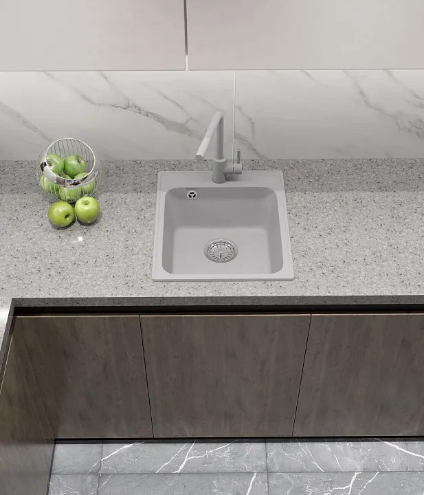 Кухонная мойка Кварц QUARZ S460 GranFest 17-S460 - Вид №4