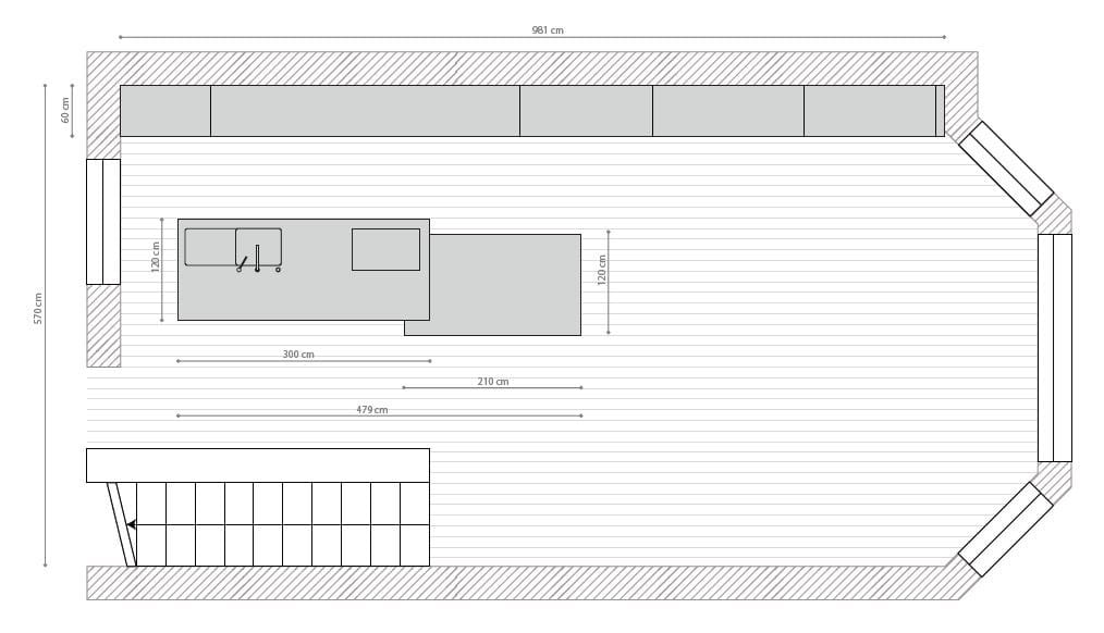 Кухня с островом TM Italia Cucine K6 ARCH-00015755 - Вид №6