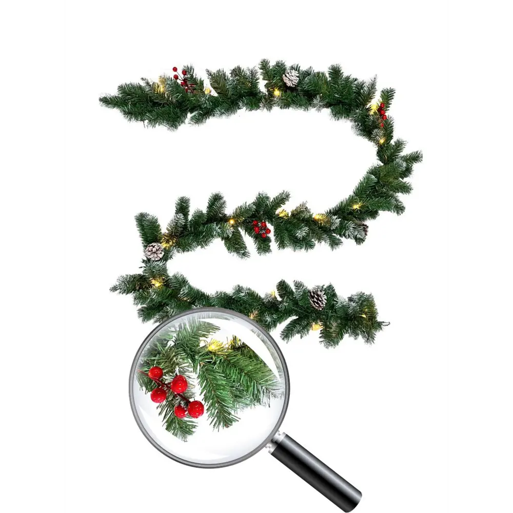 89381659 Гирлянда Хвоя 270 см 20 LED STLM-1473080 Santreyd  - Вид №1