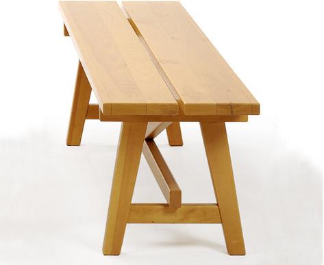 Nola Industrier Деревянная скамейка без спинки Hjorthagen sun-id-1467246 - Вид №1