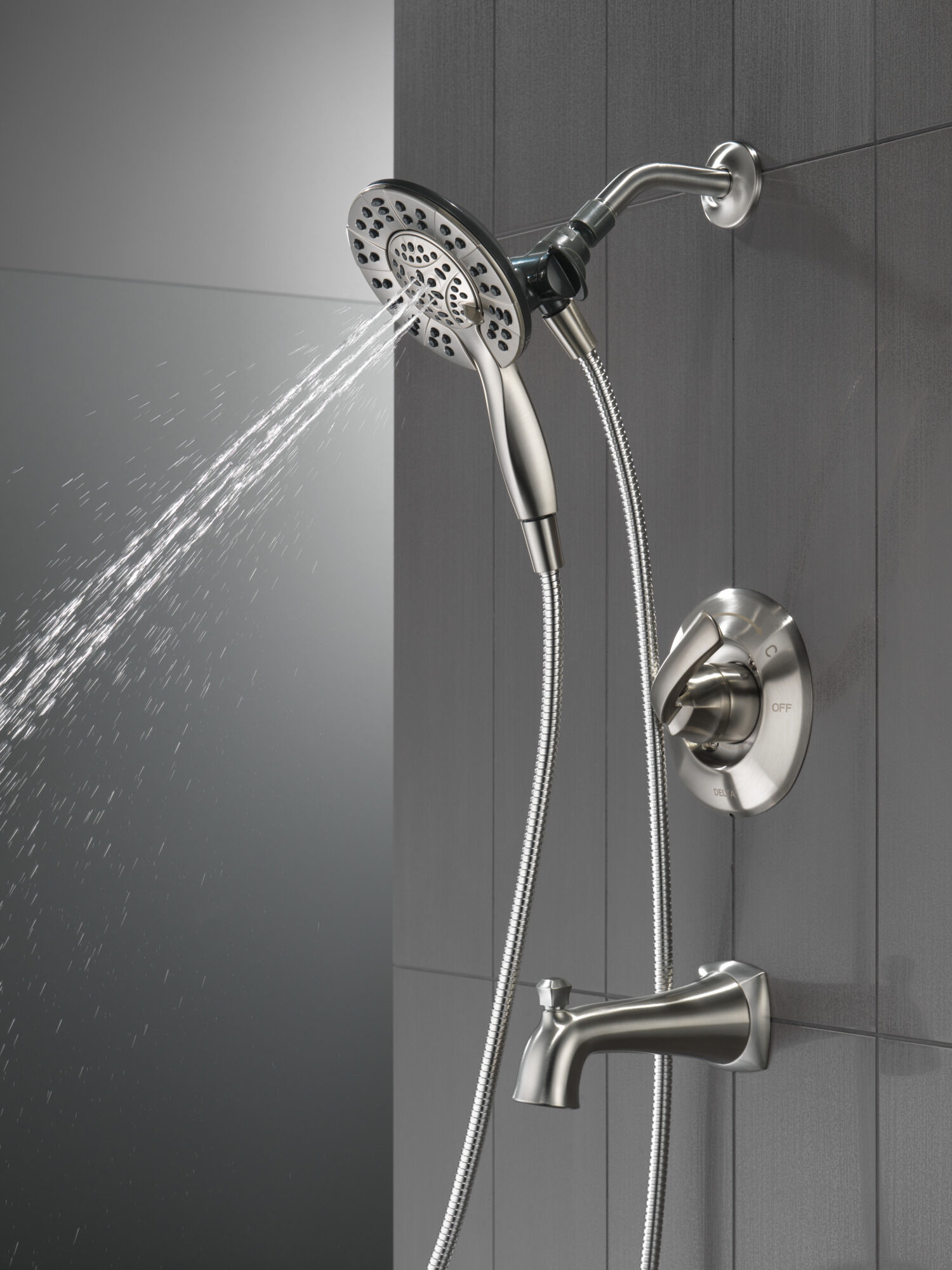 144962-SS-I Ванна и душ Monitor® серии 14 с In2ition® Delta Faucet DELTA Нержавеющая сталь - Вид №6