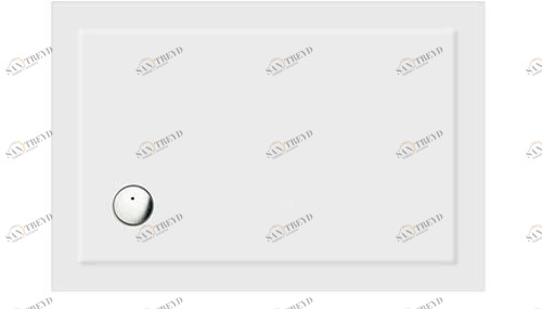 Поддон с угловым сливом 900 x 800 мм [Z1164] zamori Burlington Z1164, ZL4, ZP1, Z1205 