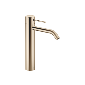 META  SLIM Смеситель для раковины, однорычажный, с приподнятым основанием, без донного клапана - Шампанское (Золото 22 карата) 33539662-47