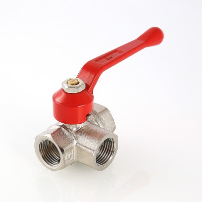 VT.361.N.04 Кран шаровой трехходовой, тип T Valtec 1/2"  - Вид №7