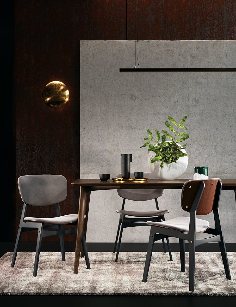 Мягкий стул SID Светлая берёза / Молочный / Ткань категория 2, арт. 001 THE IDEA  210635 Бежевый  - Вид №4