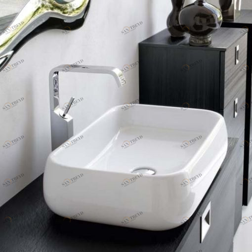 A546 Накладная раковина на столешницу  овальная Arbi 