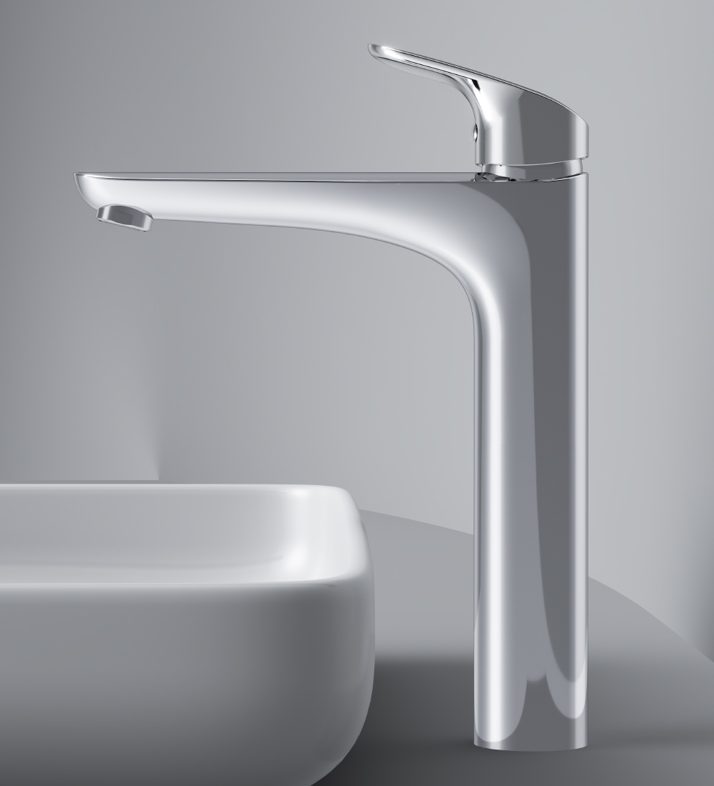 F8092200 смеситель д/умывальника высокий излив 170 мм с д/к хром шт. AM.PM Like - Вид №3