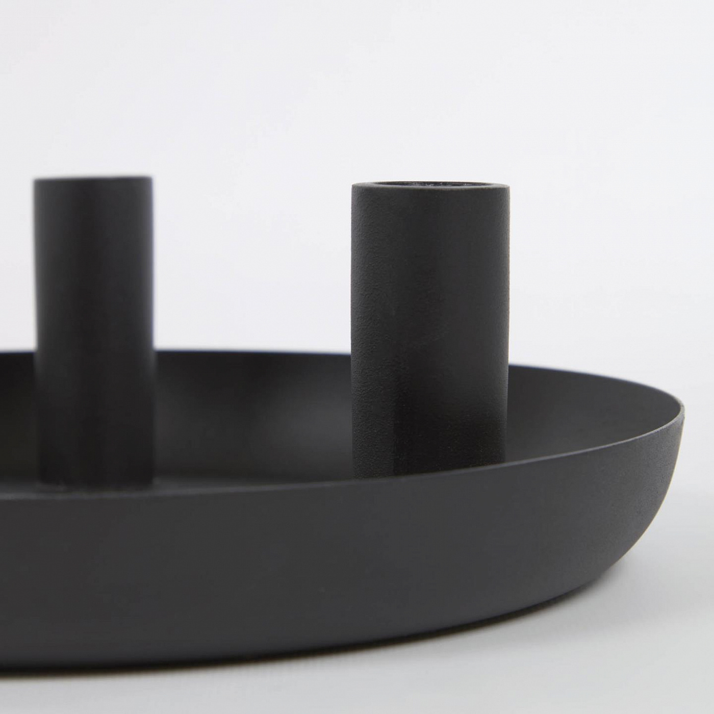 109398 Eire black metal candle holder 8 cm La Forma  - Вид №1