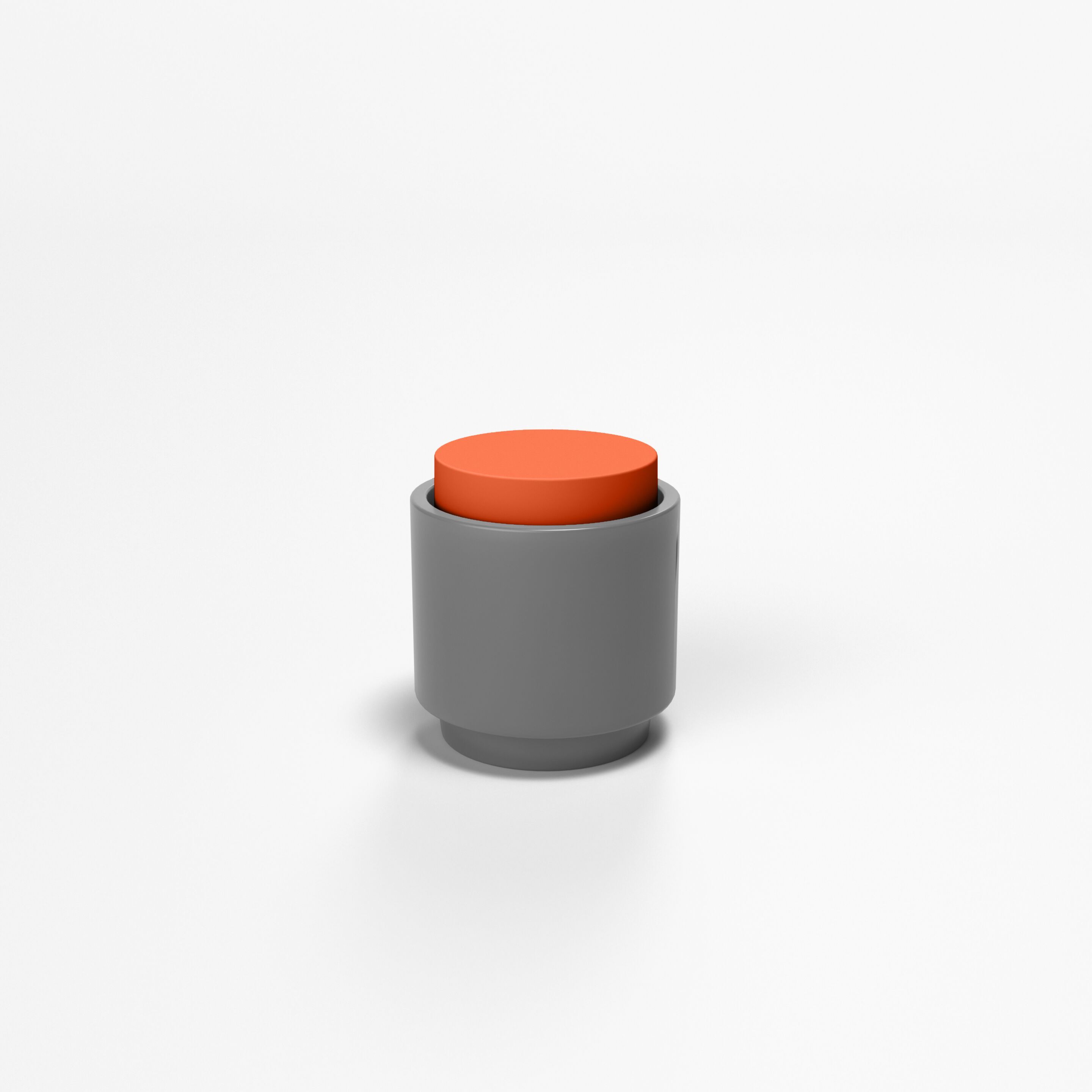 Пуф круглый армированный пластиковый контейнер SIXINCH TINGLE ARCH-00068651 - Вид №17