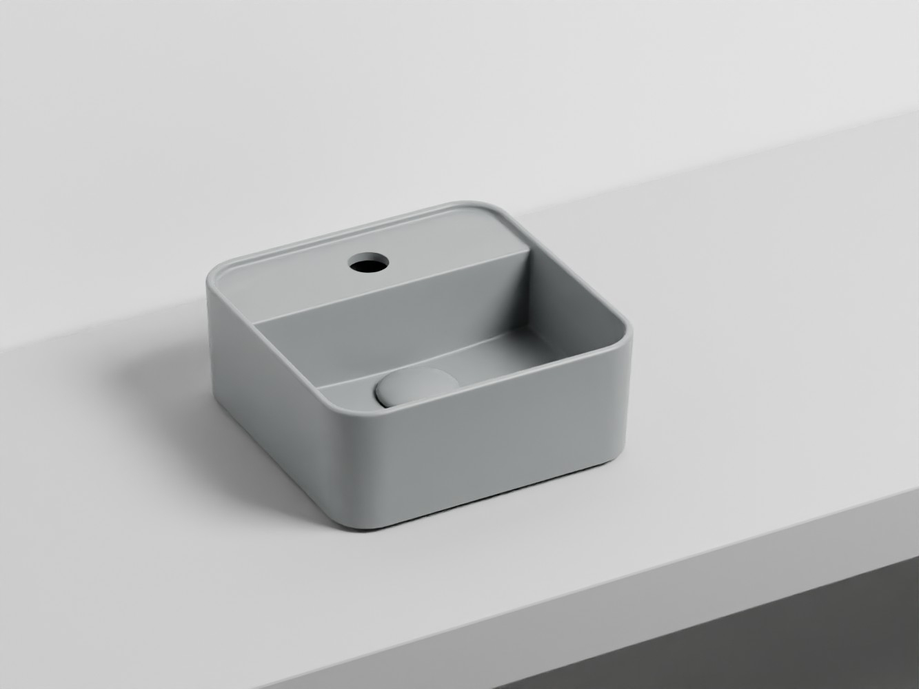 LPLAQ-BR Раковина круглая одно отверстие под смеситель 28 cielo Shui Comfort Ceramica Cielo