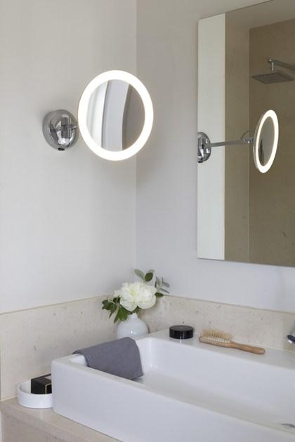 Astro Lighting Настенное увеличительное зеркало со встроенной подсветкой  1373001 / 1373006 / 1373011  - Вид №5