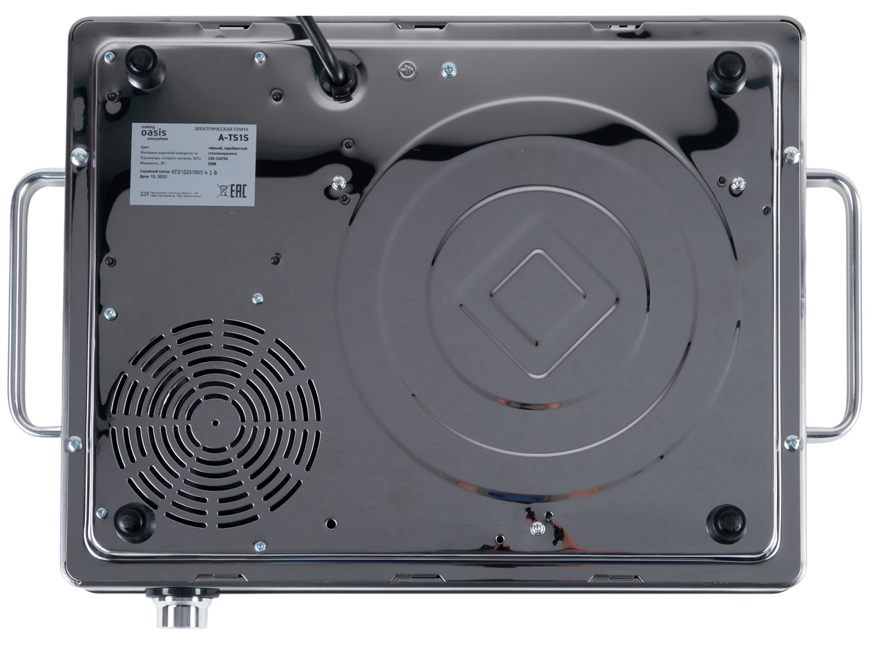 9135329 Плита компактная электрическая Oasis A-TS1S черный STDN-0015949 - Вид №4
