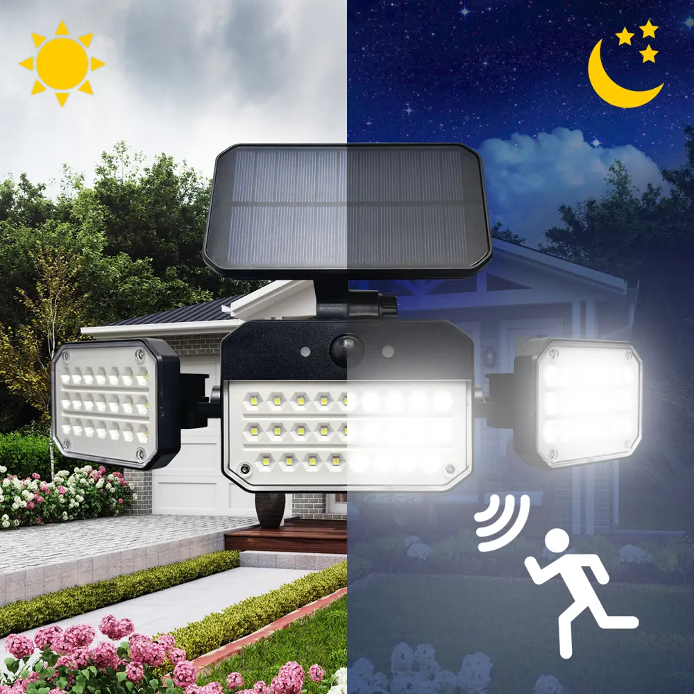 Уличный светильник DUWI Solar LED с датчиком движения и автономной работой 83972981 STLM-0045640 - Вид №2