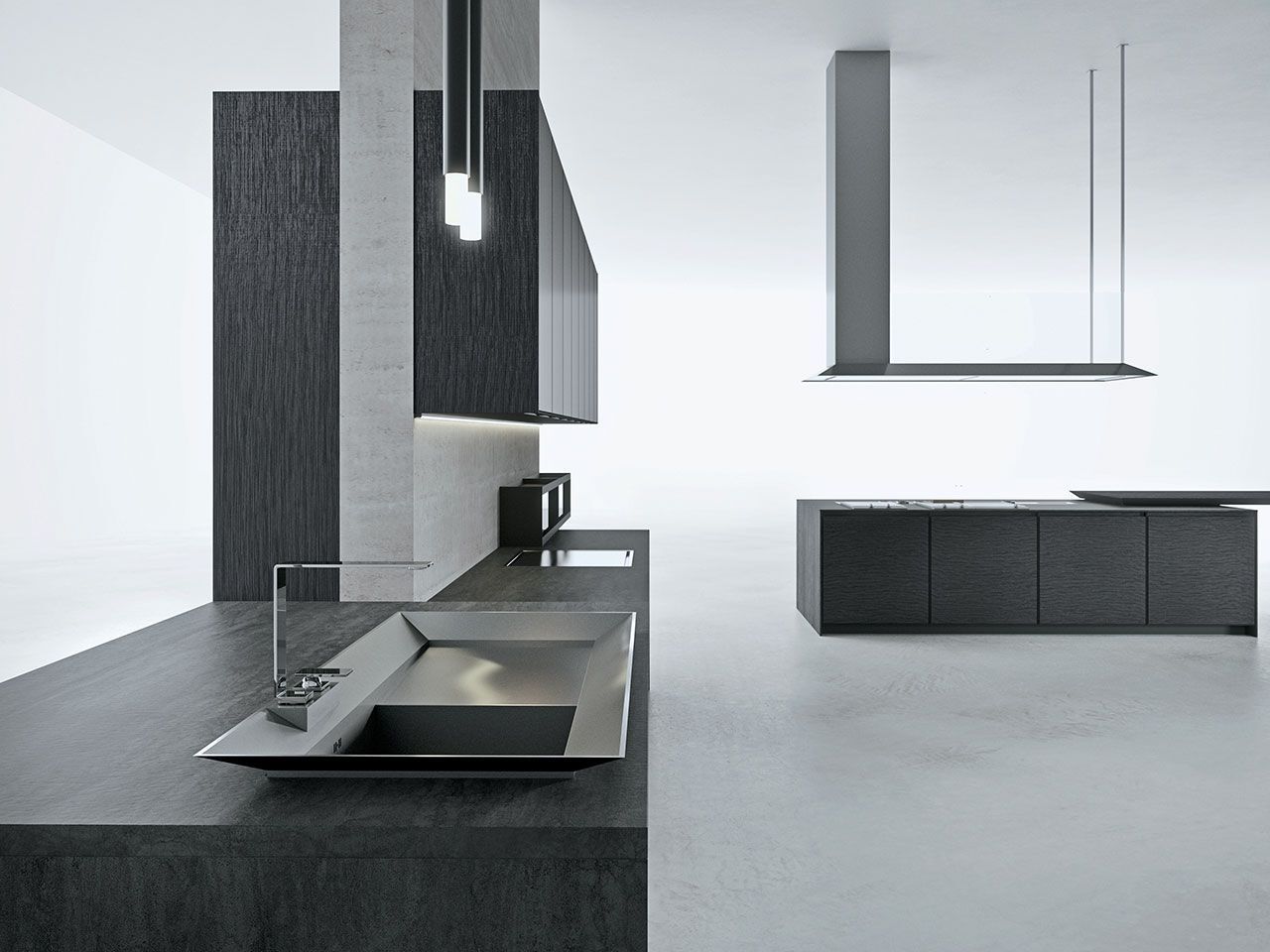 Встроенная кухня с островом Arrital AkB_08 ARCH-00149103 - Вид №1