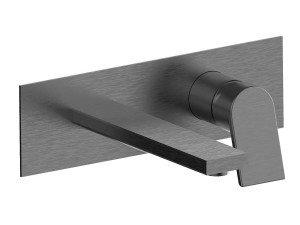 Настенный смеситель для раковины без слива с ограничителем расхода