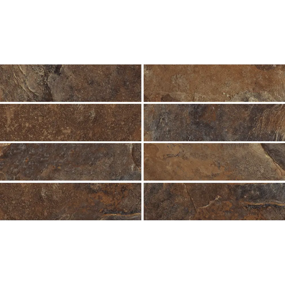 Плитка клинкерная Керамин Касл Рок 4 24.5x6.5 см коричневый 0.54 м² Нет STLM-2196347
