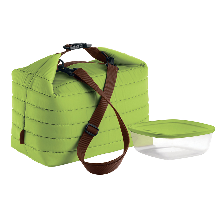 03290384 Набор из термосумки и контейнера handy, 3 л, зеленый Guzzini 