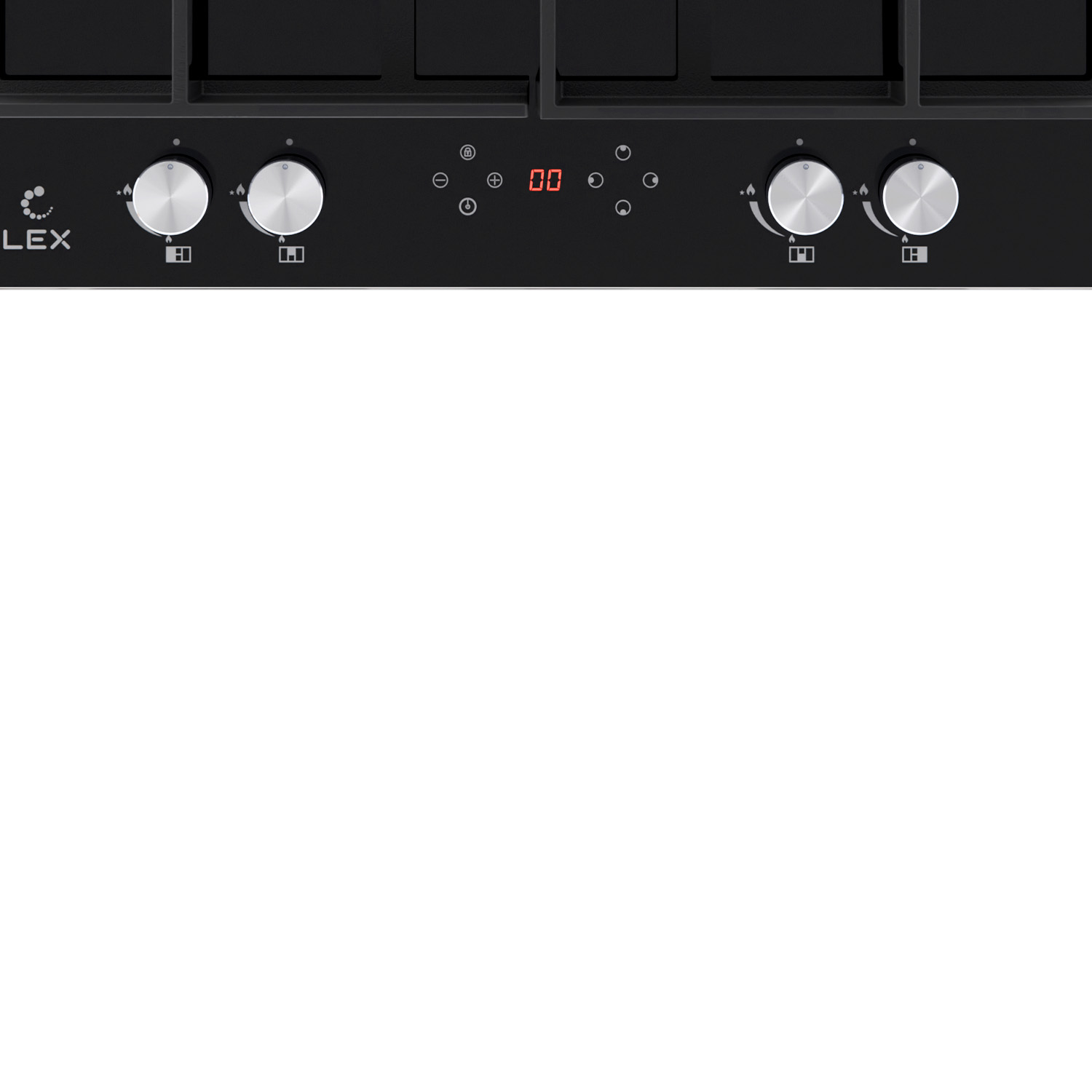 9101416 Газовая варочная поверхность LEX GVG 644 T BL STDN-0075310 - Вид №7