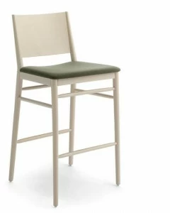 Billiani Табурет из бука с мягким сиденьем Tracy 596