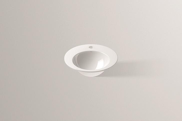 2003000000 Встраиваемая раковина, eb.k400h, белая, proshield Alape серия K 