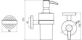 Emco Bad Настенный дозатор мыла Polo sun-id-1410429 - Вид №8