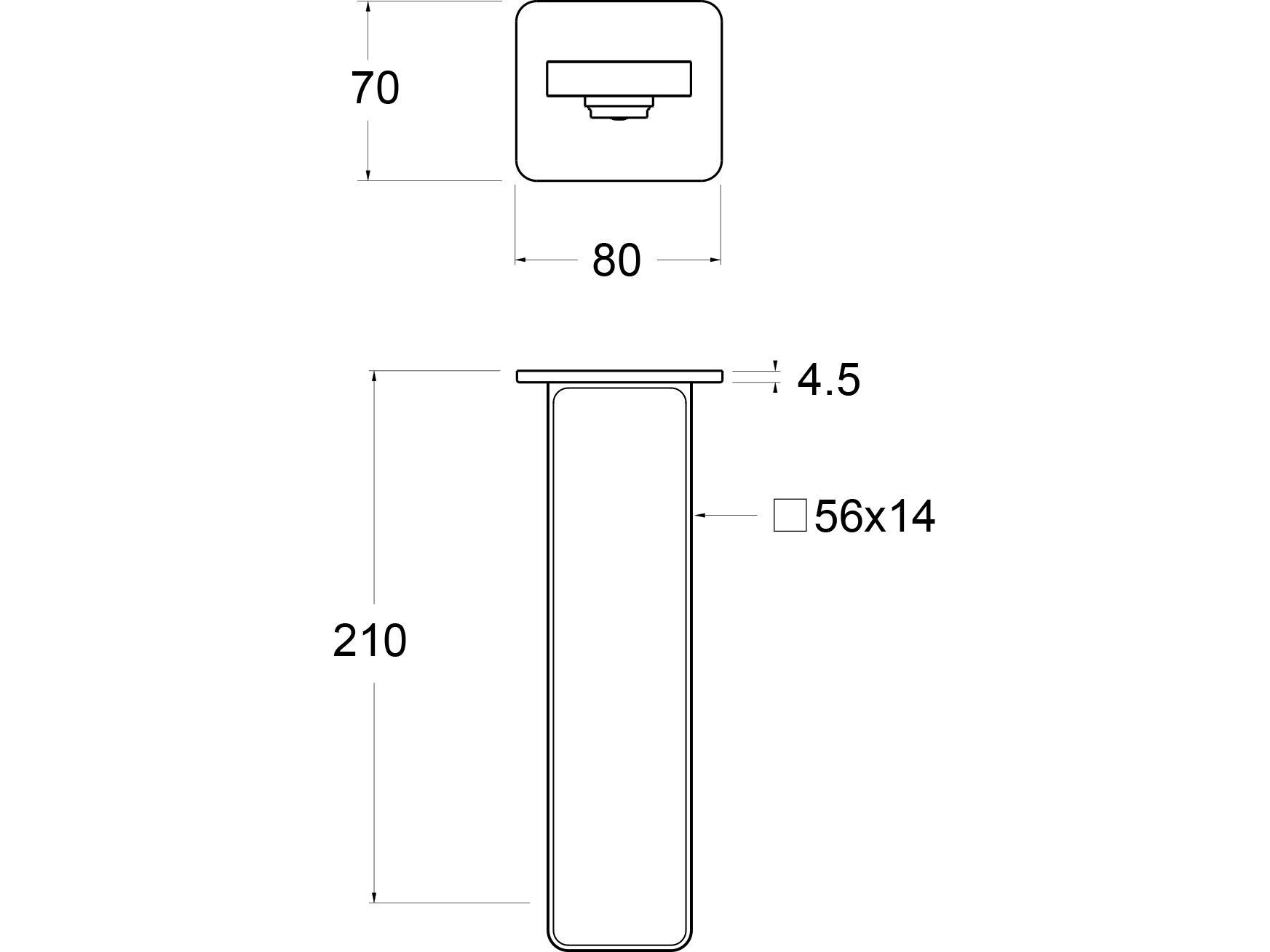 Дозирующий носик для настенного умывальника с аэратором GUGLIELMI RUBINETTERIE GZero ARCH-00038822 - Вид №5
