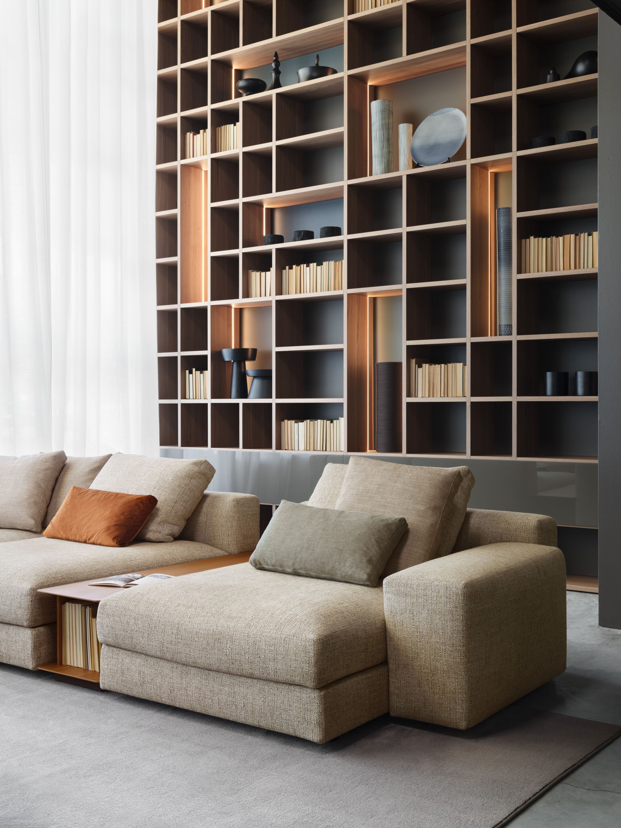 Угловой диван из ткани с полуостровом Lema Venise ARCH-00125173 - Вид №5