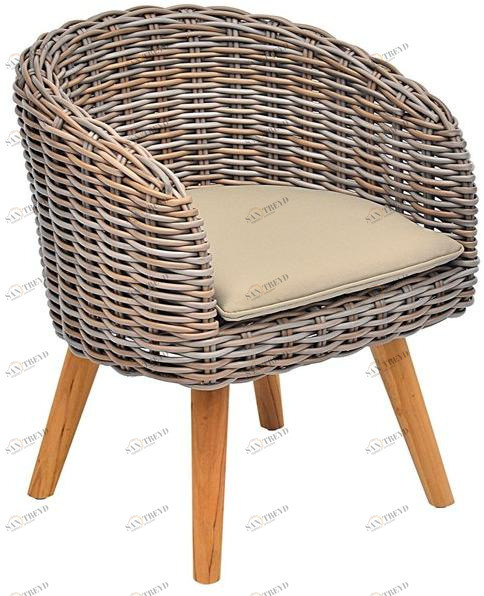 cbdesign Садовое кресло из синтетического волокна с подлокотниками Aruba N301n4