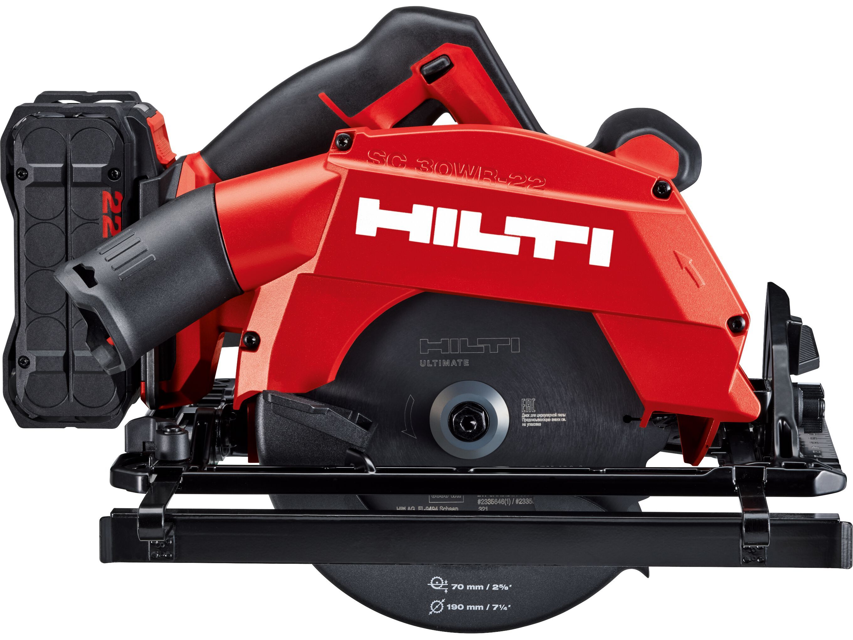 Аккумуляторная циркулярная пила HILTI SC 30WR-22 GEN2 ARCH-00051530 - Вид №1