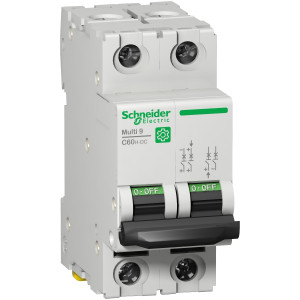 M9U31250 Автоматический выключатель Multi9 2P 25А (D) Schneider Electric Multi 9
