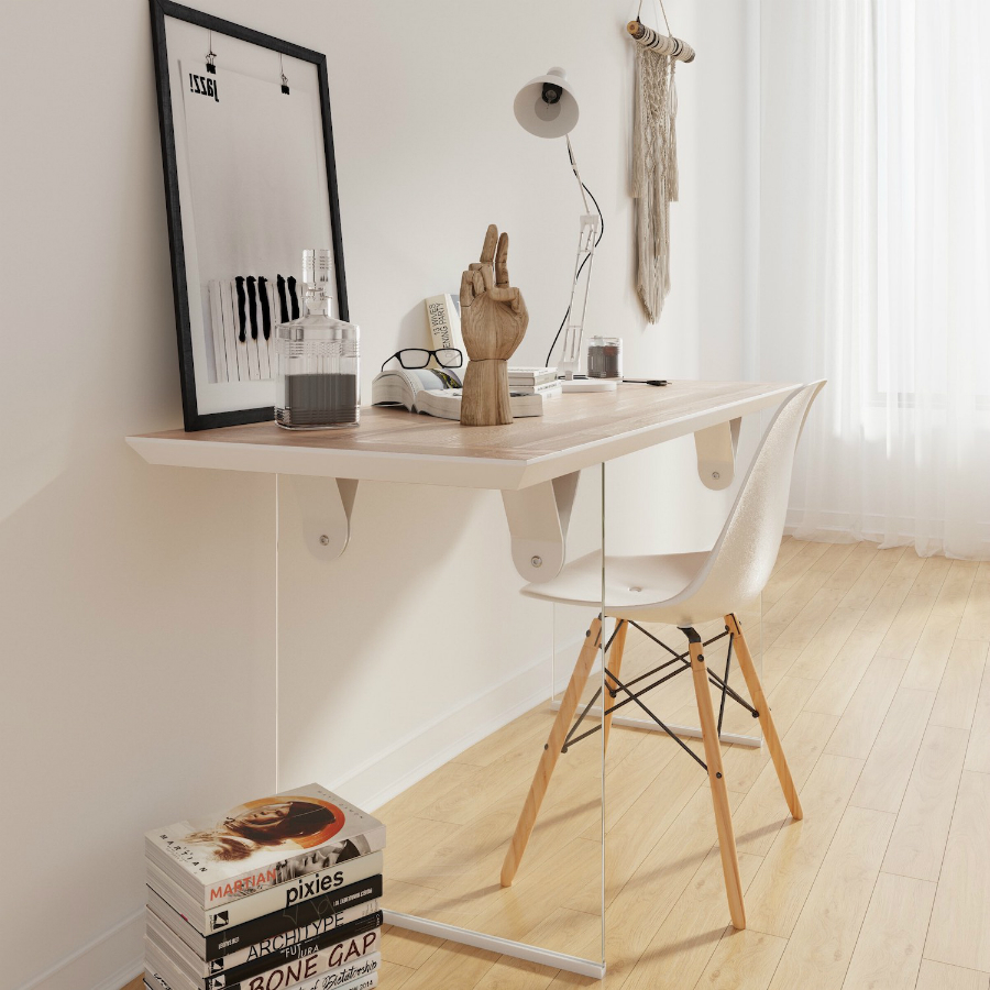 Стол рабочий EcoComb New, белый BraginDesign BR0288Б - Вид №1