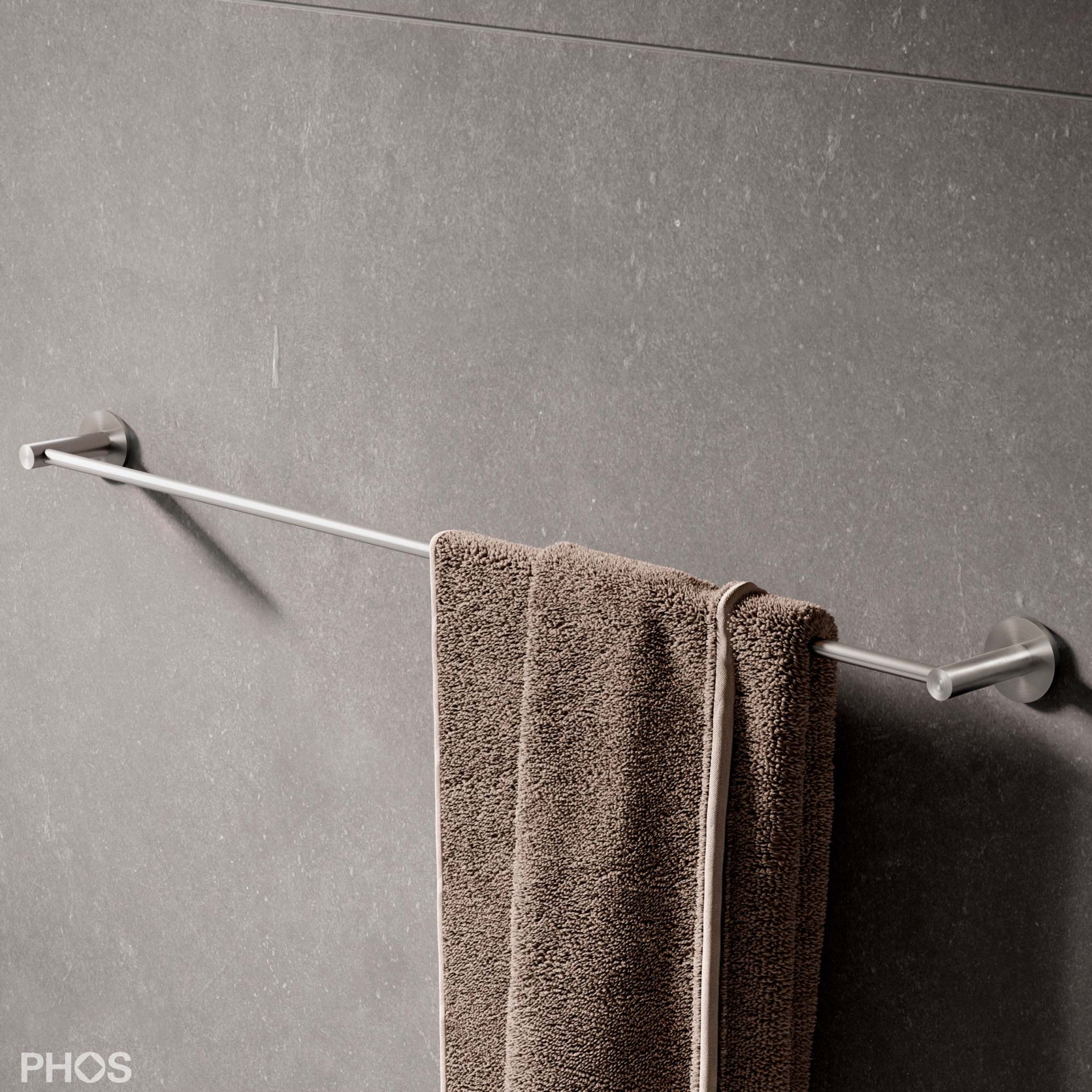 HS20-80E1000-K55 Клейкая вешалка для полотенец из серии e, ширина 100 см. PHOS 