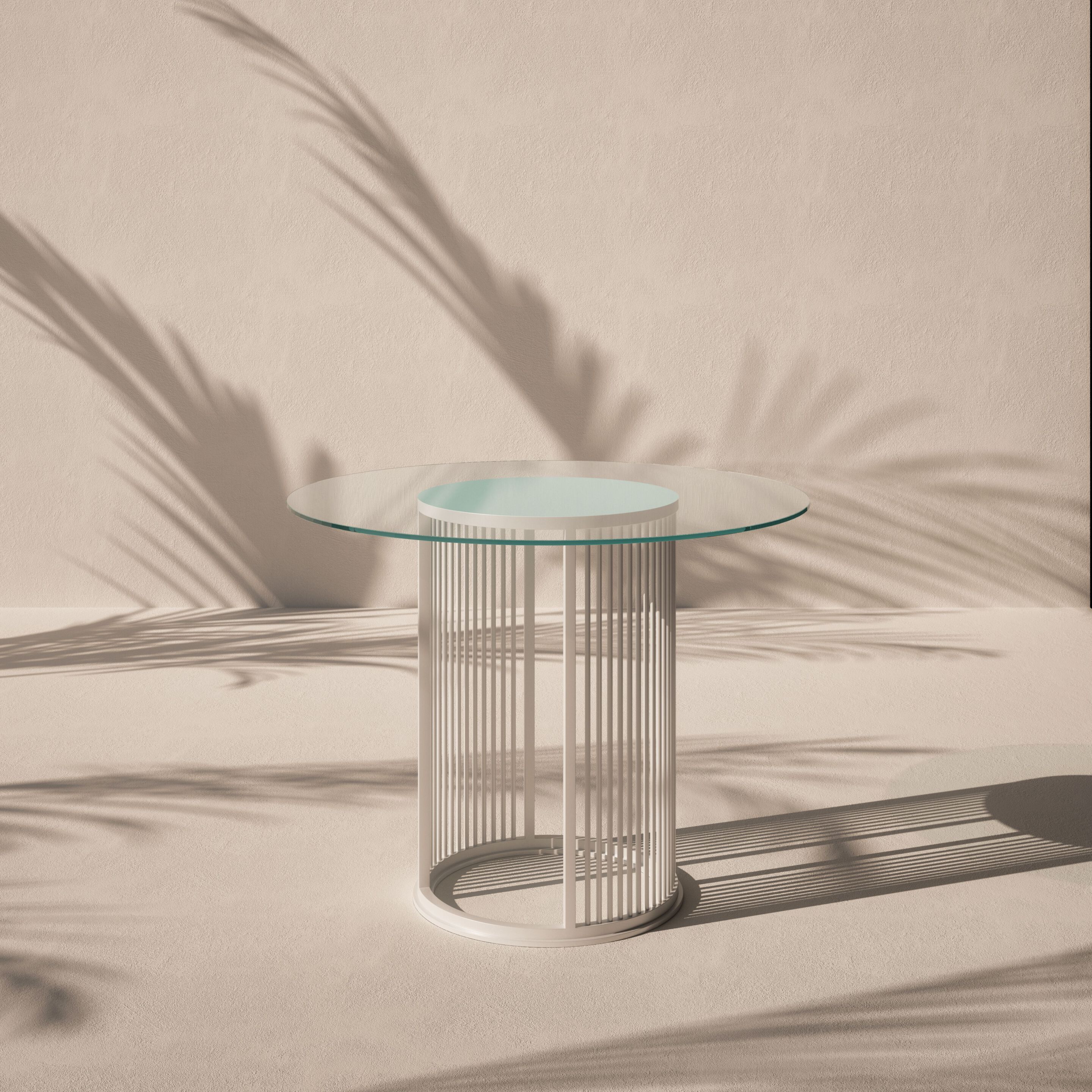 Стальной и стеклянный садовый стол Galbiati Outdoor Alpemare Collection ARCH-00083903 - Вид №1