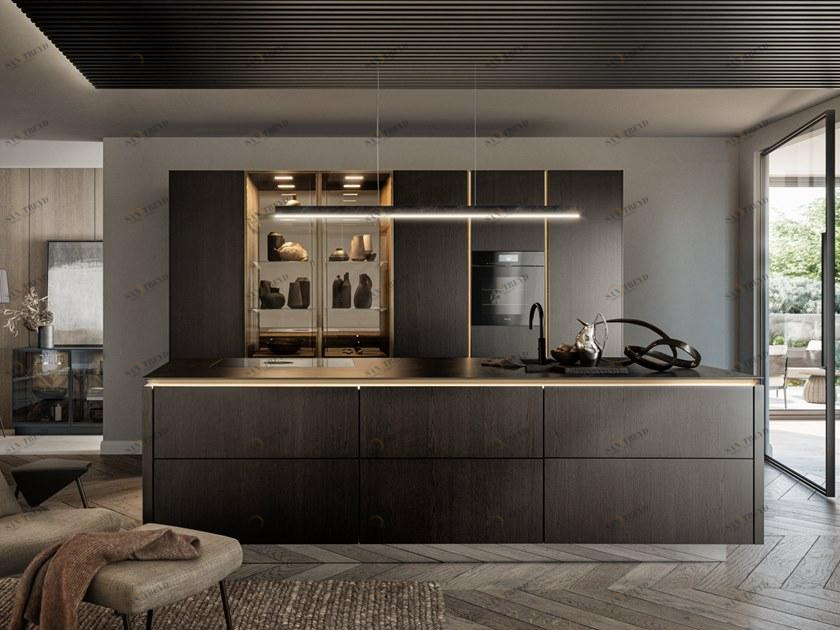 SieMatic Кухня с островом без ручек sun-id-1479704