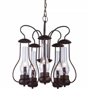 Подвесная люстра Arte Lamp Bulbo A8955LM-5BR ARTE LAMP ДИЗАЙНЕРСКИЕ, BULBO 056403 Коричневый