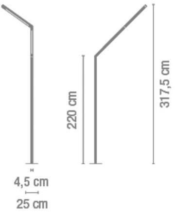 Vibia Светодиодный садовый светильник из стали Palo alto sun-id-1455458 - Вид №12