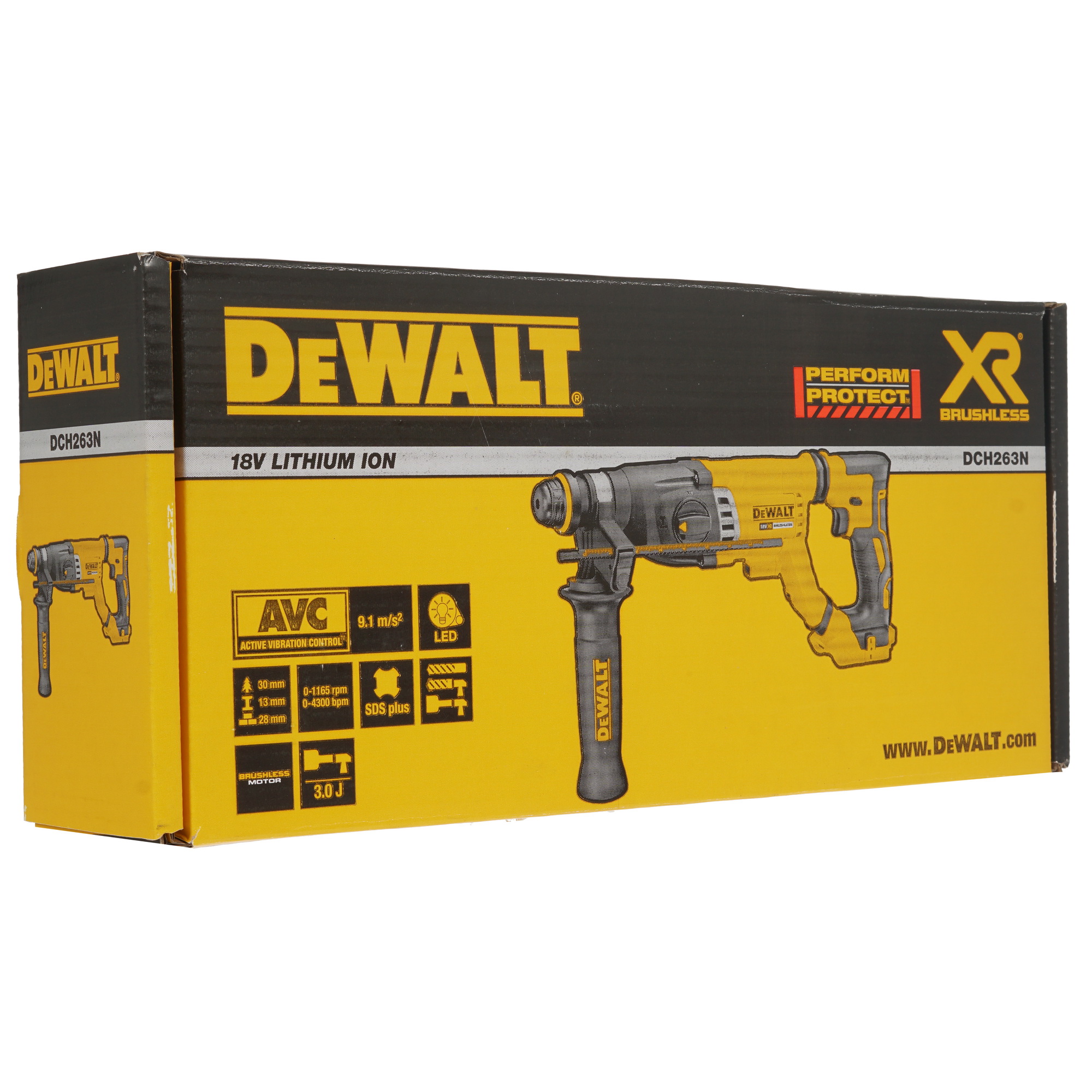 Перфоратор DeWalt DCH263N XR FLEXVOLТ 18/54V , Без ЗУ, Без АКБ 5301998 STDN-0117139 - Вид №6