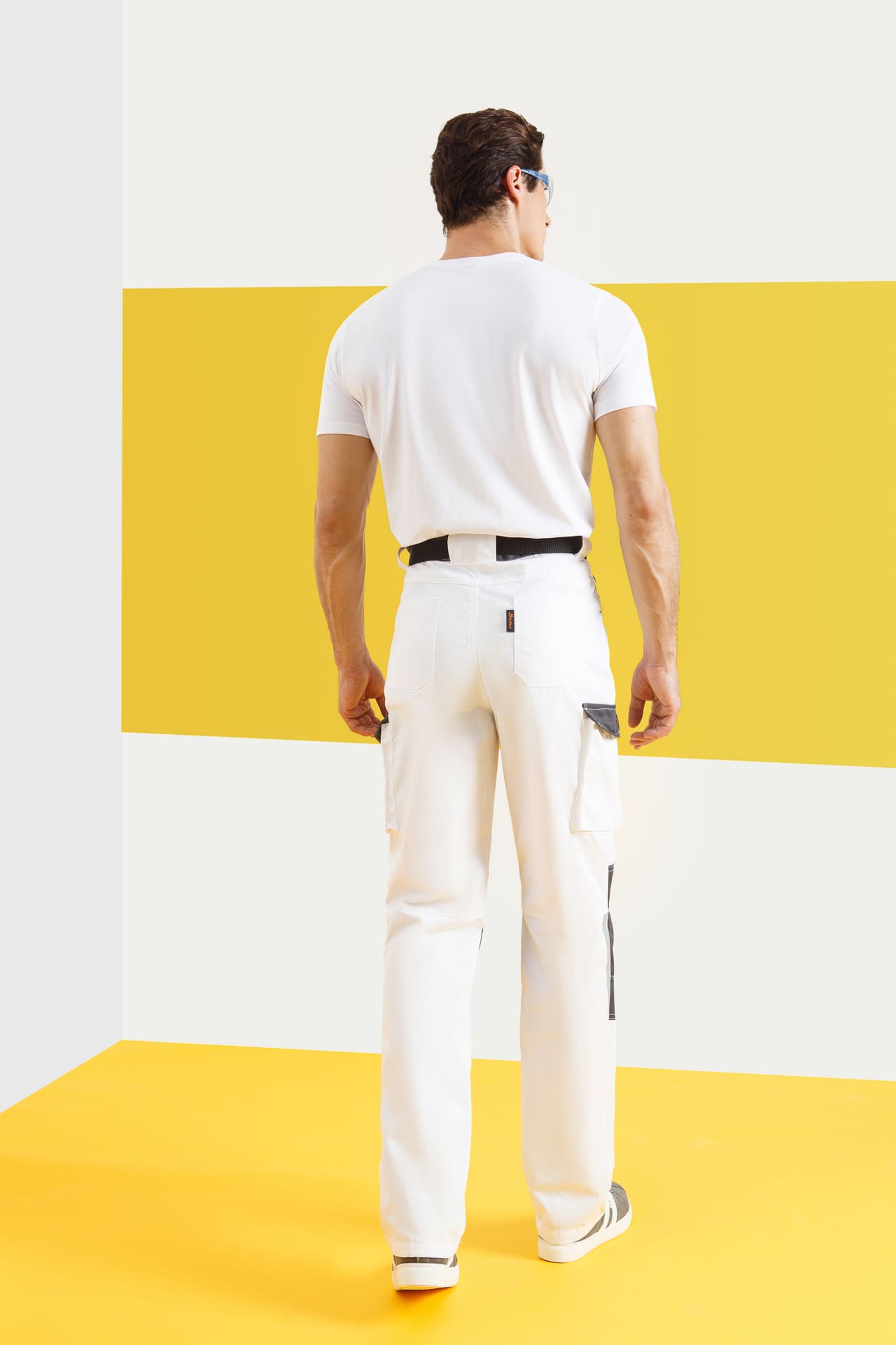 4974826 Костюм  NEW белый графит STATUS  Летняя спецодежда  размер 48-50/182-188  - Вид №9