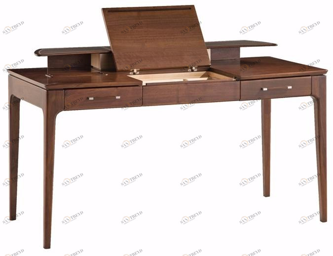 Roche Bobois Прямоугольный деревянный стол с ящиками Repertoire sun-id-1492961