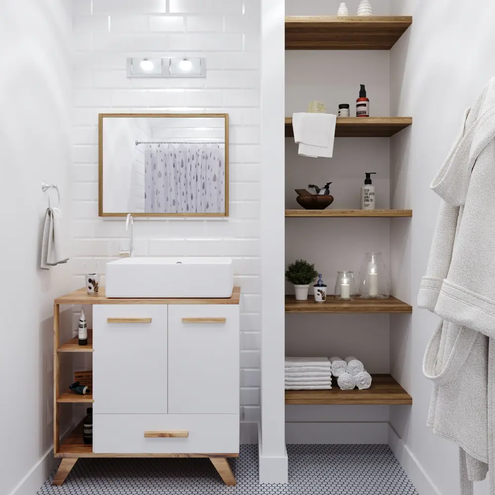 Тумба под раковину напольная Sanflor Стокгольм 80 см STLM-2005446 - Вид №5