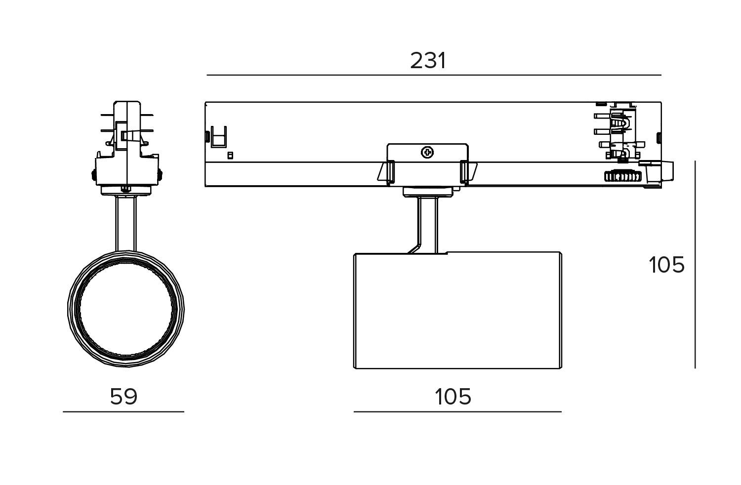 Алюминиевое светодиодное освещение TARGETTI Label ARCH-00082825 - Вид №2